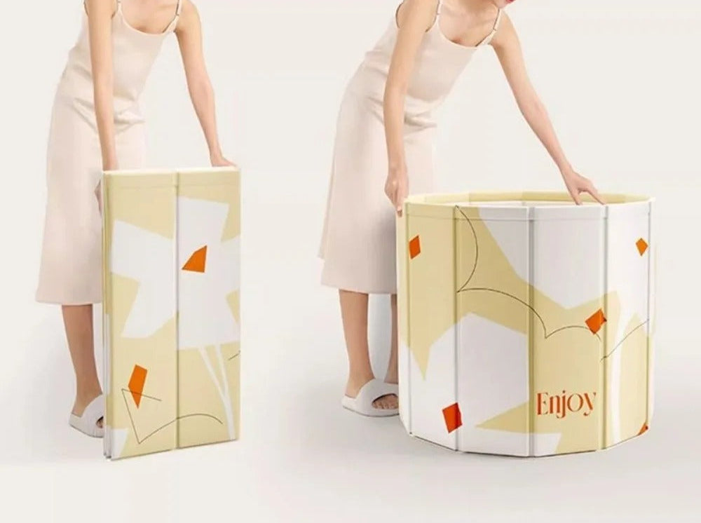 Foldable Deluxe Bath for Adults and Kids with Heat Insulation