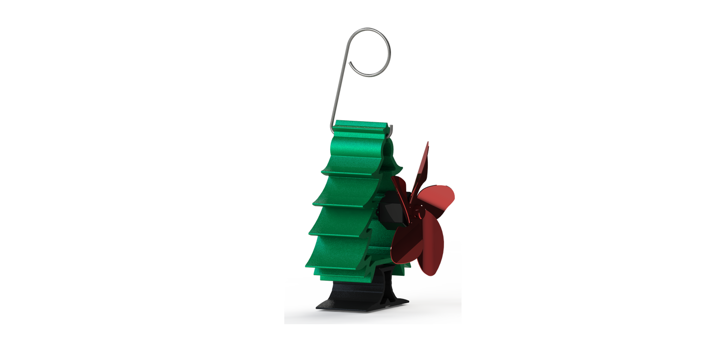Efficient 5-Blade Heat-Driven Stove Fan for Cozy Living