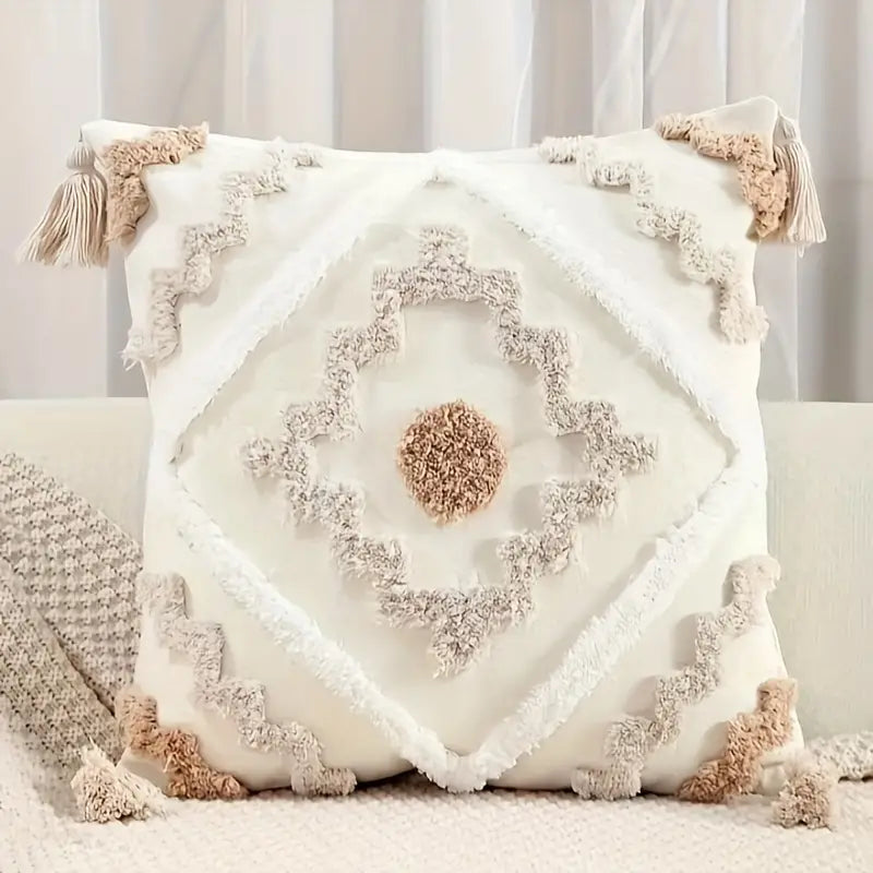 Chic Comfort Geometric Pillow Cover for Stylish Spaces