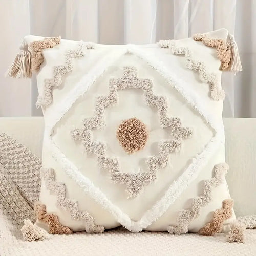 Chic Comfort Geometric Pillow Cover for Stylish Spaces