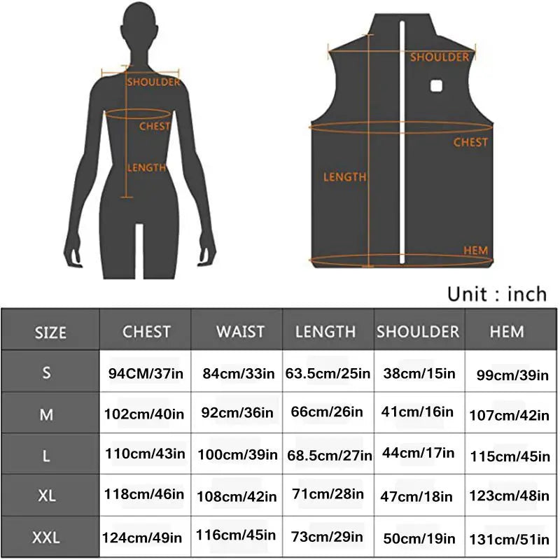 Women's Heated Vest with Infrared Technology | USB Heating | Lightweight & Temperature Regulating | Ideal for Fall and Winter