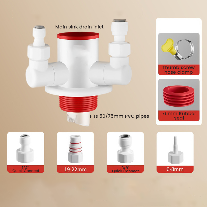 EasyFlow – Effortless, Leak-Free Multi-Device Drain Connection