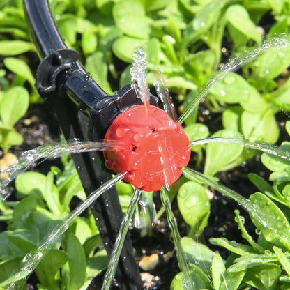 Adjustable 360° Drip Irrigation Emitters with 8 Nozzles