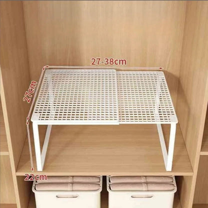 Expandable and Stackable Closet Shelf | Adjustable Steel Divider