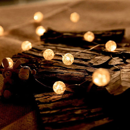LED String Lights – Warm White – 3 Lighting Modes – Battery Operated