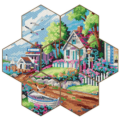 Creative Coasters to Beautify Your Home - Honeycomb Design