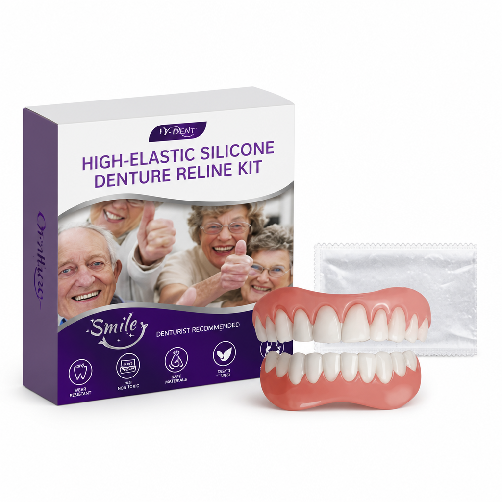 Flexible Comfort Denture Liner Kit for Secure Fit
