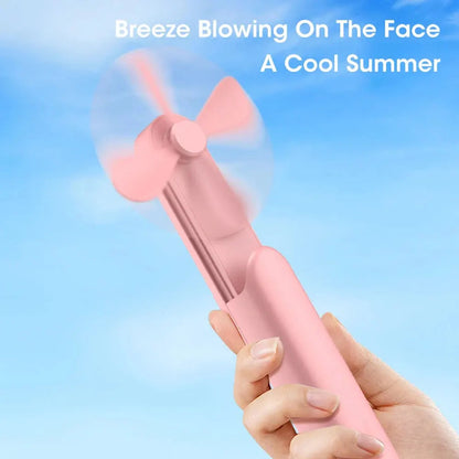 Portable & Rechargeable Mini USB Fan | Compact & Foldable