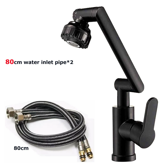 360-Degree Universal Washbasin Faucet in AquaFlex Design
