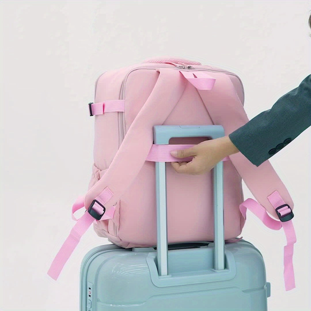 Spacious Travel Backpack with Dedicated Shoe Storage