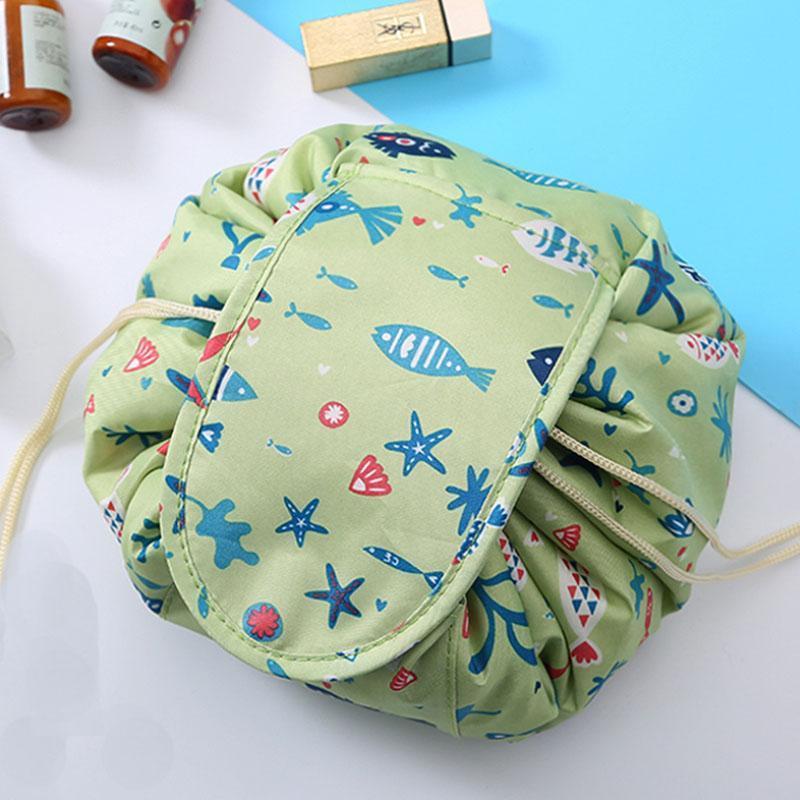 Compact Drawstring Makeup Organizer for Effortless Access