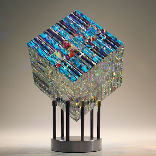 Chroma Cube Art Ornaments – Fantasy Magic Decorative Accents