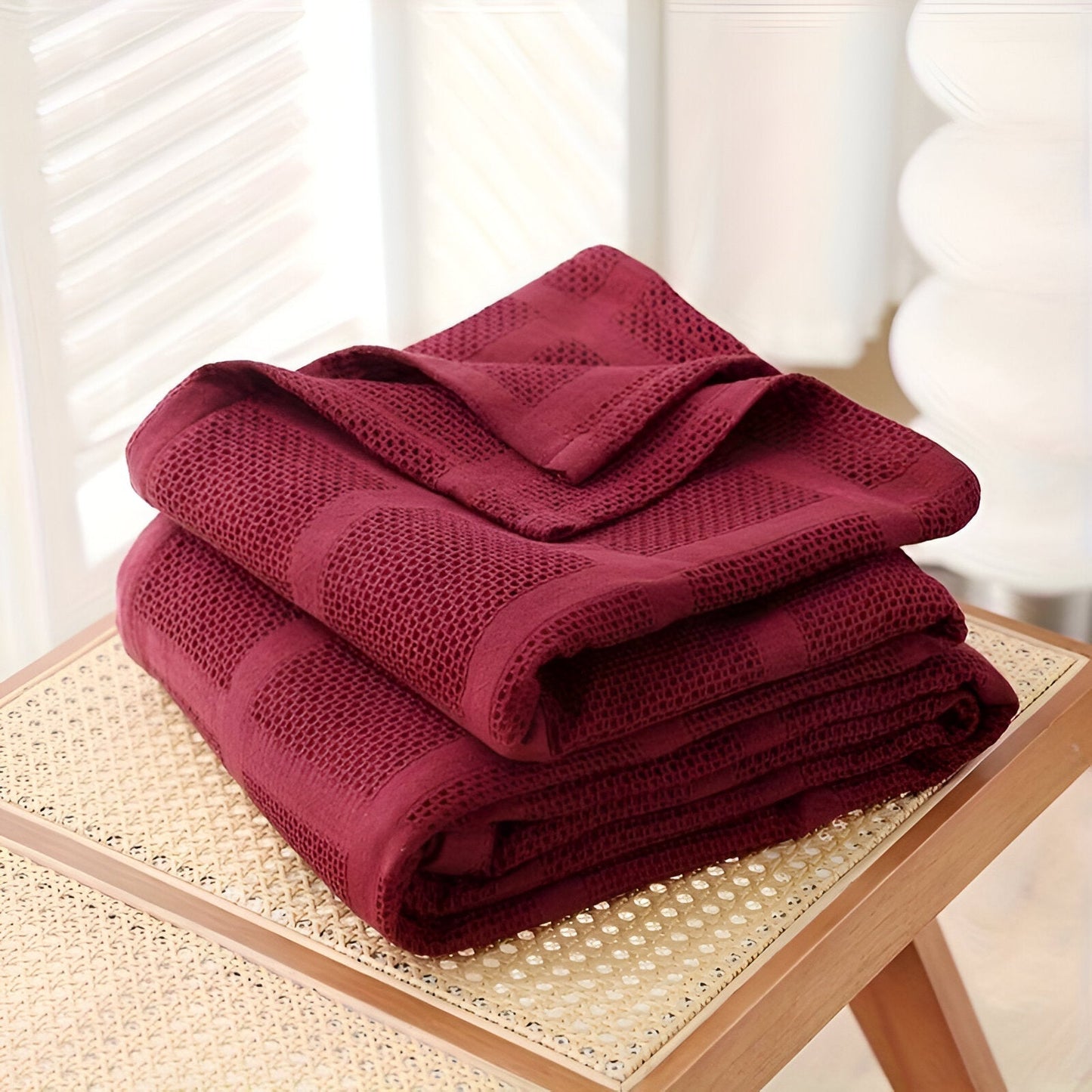 Cozy Comfort Year-Round Without Overheating - Waffle Cloud Design