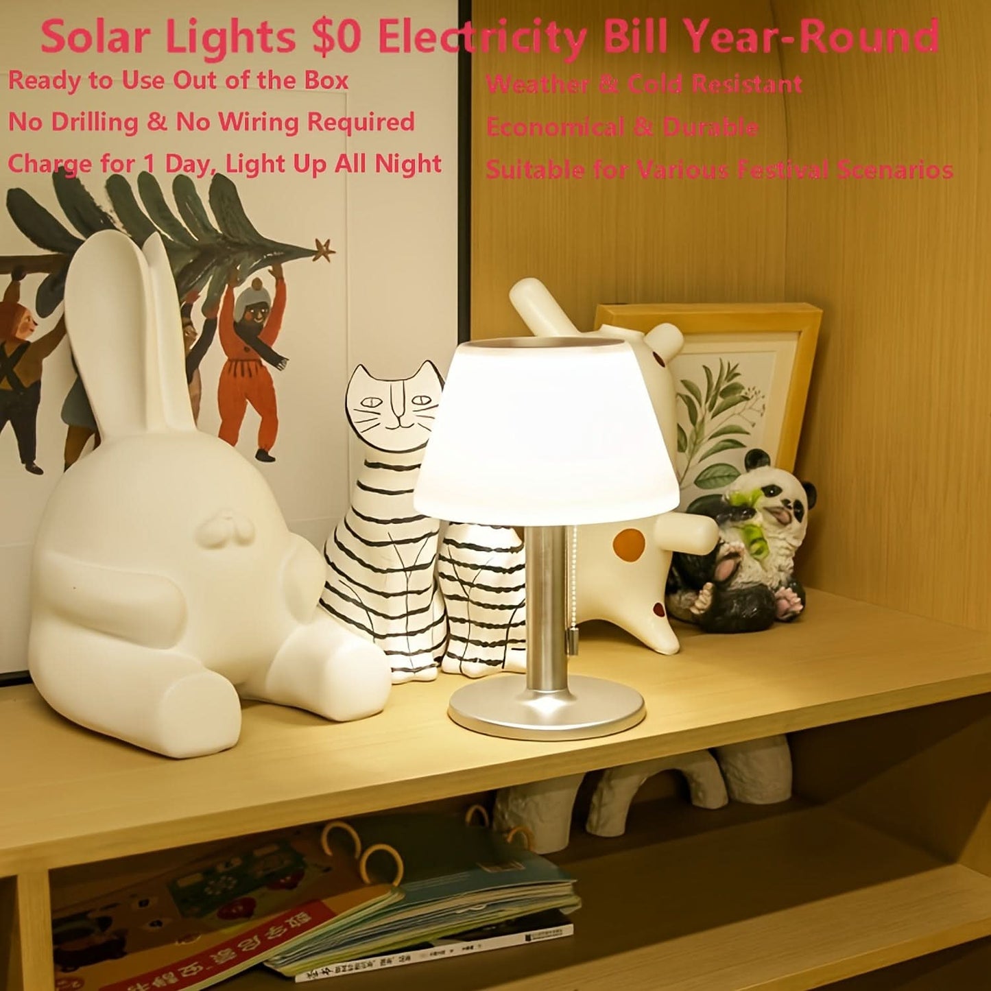 Solar String Lamp for Outdoor Tables