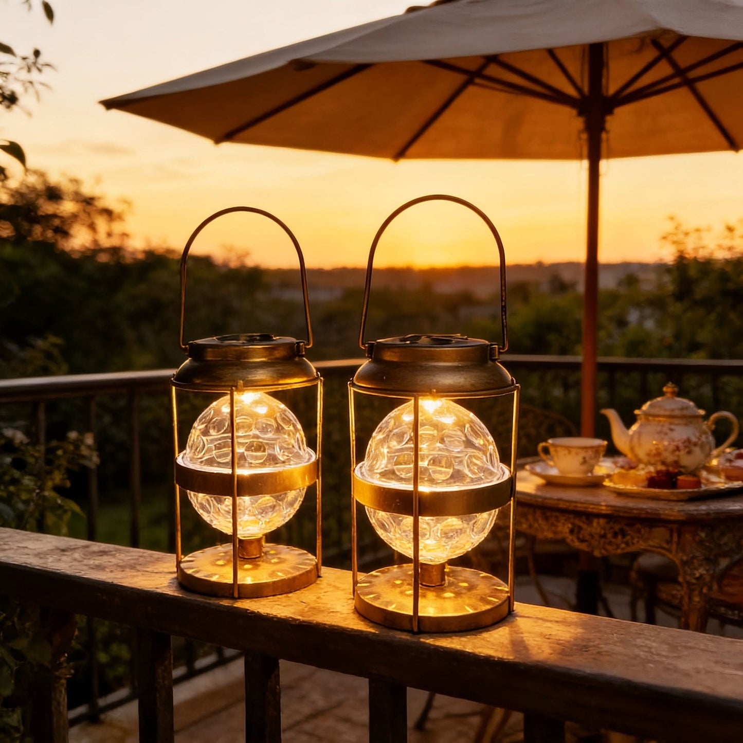 Solar Pendant Lantern for Hanging Use