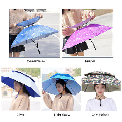 Hands-Free Sun and Rain Protection Hat – Stay Fully Covered