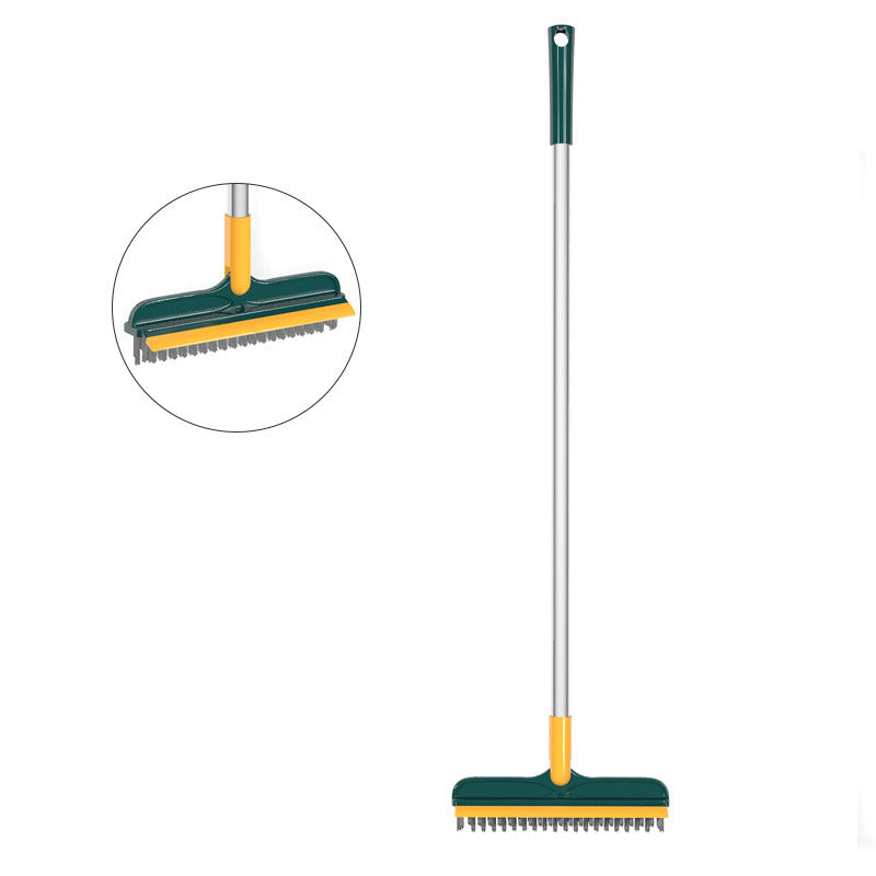 Dual-Function Floor Scrubber with Ergonomic Handle