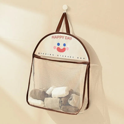 Hanging Wall Storage Bag | Mesh Organizer for Socks and Underwear | Door and Closet Mount