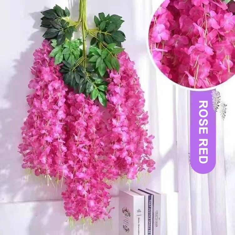 Vibrant, Lush Wisteria Plant that Requires No Watering
