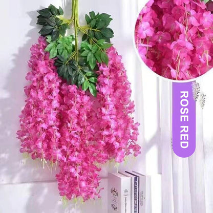 Vibrant, Lush Wisteria Plant that Requires No Watering