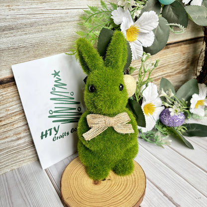 Moss Bunny Garden Decoration for Spring & Parties - Lawn & Terrace Statue
