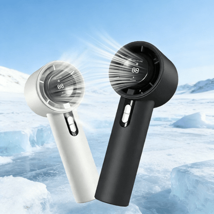 Portable Rechargeable Fan – Handheld Design for On-the-Go Use