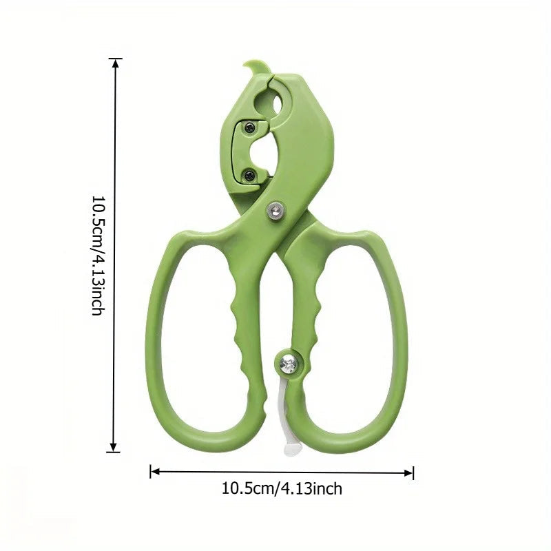 Ergonomic Multi-Function Garden Shears | Pruner and Leaf Remover Tool
