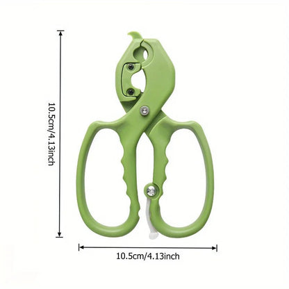 Ergonomic Multi-Function Garden Shears | Pruner and Leaf Remover Tool