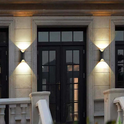 Outdoor Wall-Mounted LED Light Fixture for Exterior Spaces
