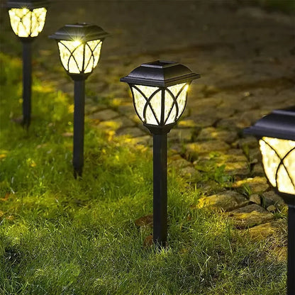 Solar LED Garden Lights | 2-Pack | IP44 Waterproof | Warm White for Lawns & Pathways