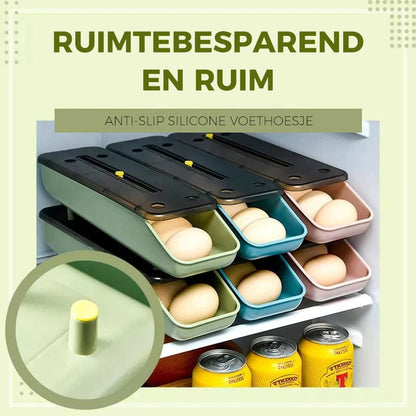 Effortless Egg Protection and Space-Saving Storage Solution