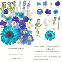 Bellflower Bouquet (34 Flowers)