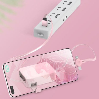 Versatile 3-in-1 Charging Cable | Compact and Tangle-Free