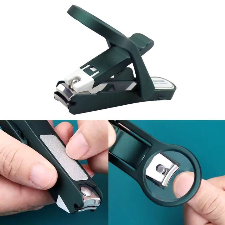 Precision Nail Clipper with Magnifier & Built-in File – NailMaster Pro