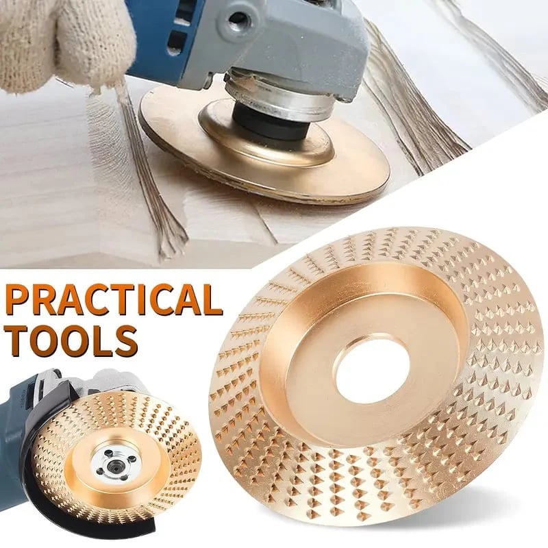 Precision Wood Carving Disc Set for Angle Grinders – 3 Pieces