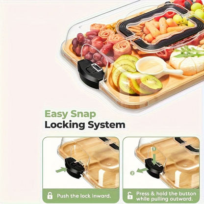 Cheese Serving Board with Cover