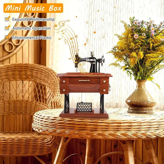 Antique Music Box with Real Moving Parts - Fascinating Vintage Design