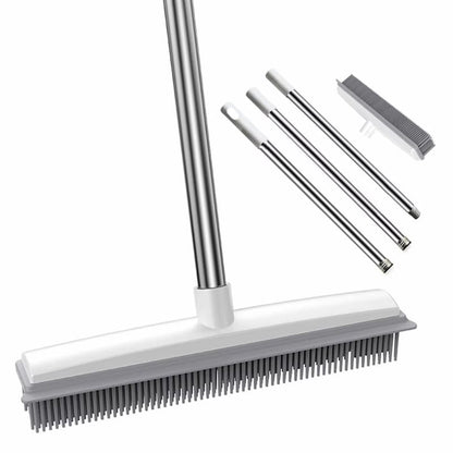Pet Hair Buster with Soft Rubber Bristles | Effortless Hair Removal for All Floors