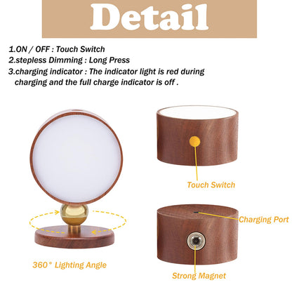 Versatile Magnetic Wall Lamp with 360-Degree Rotation