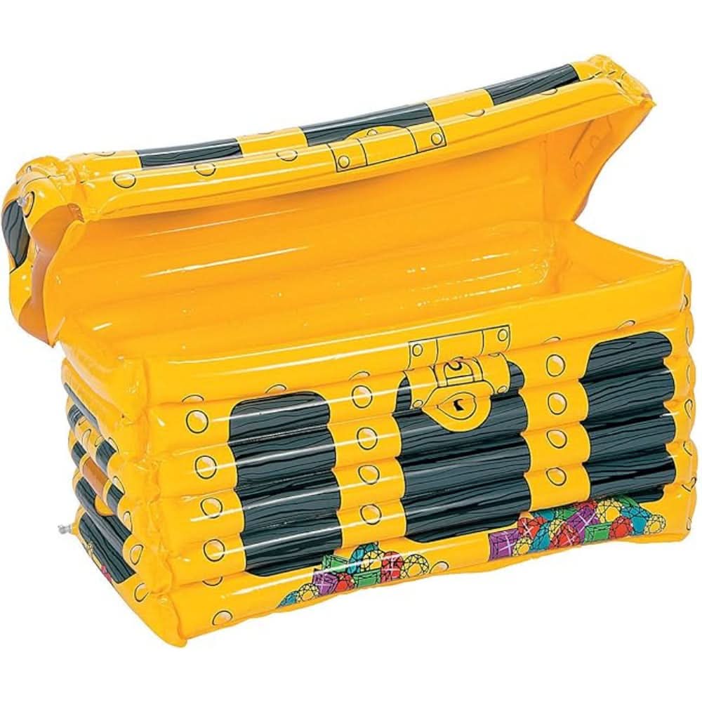 Inflatable Cooler in Pirate Treasure Chest Design