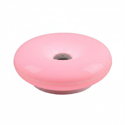 Orange Donut Shaped Lamp for Contemporary Ambient Illumination