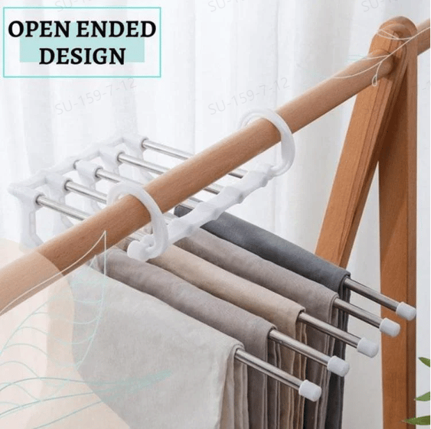 Get 1 Free | 5-in-1 Magic Trouser Hanger - Last Day Discount