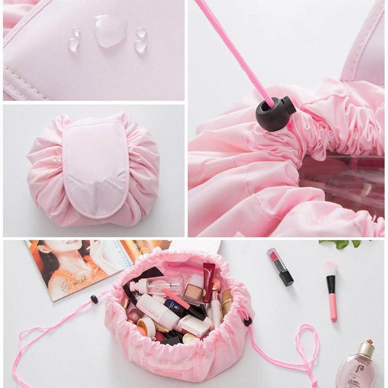 Compact Drawstring Makeup Organizer for Effortless Access