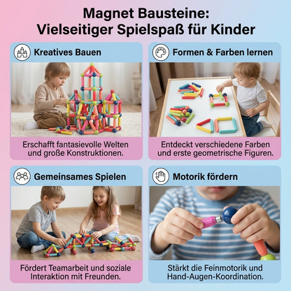 Creative Magnetic Building Blocks Playset