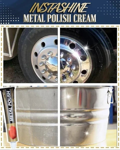 Brilliant Metal Polish Cream for Chrome & Stainless Steel