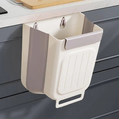 Create Instant Kitchen Space with a Foldable Trash Bin
