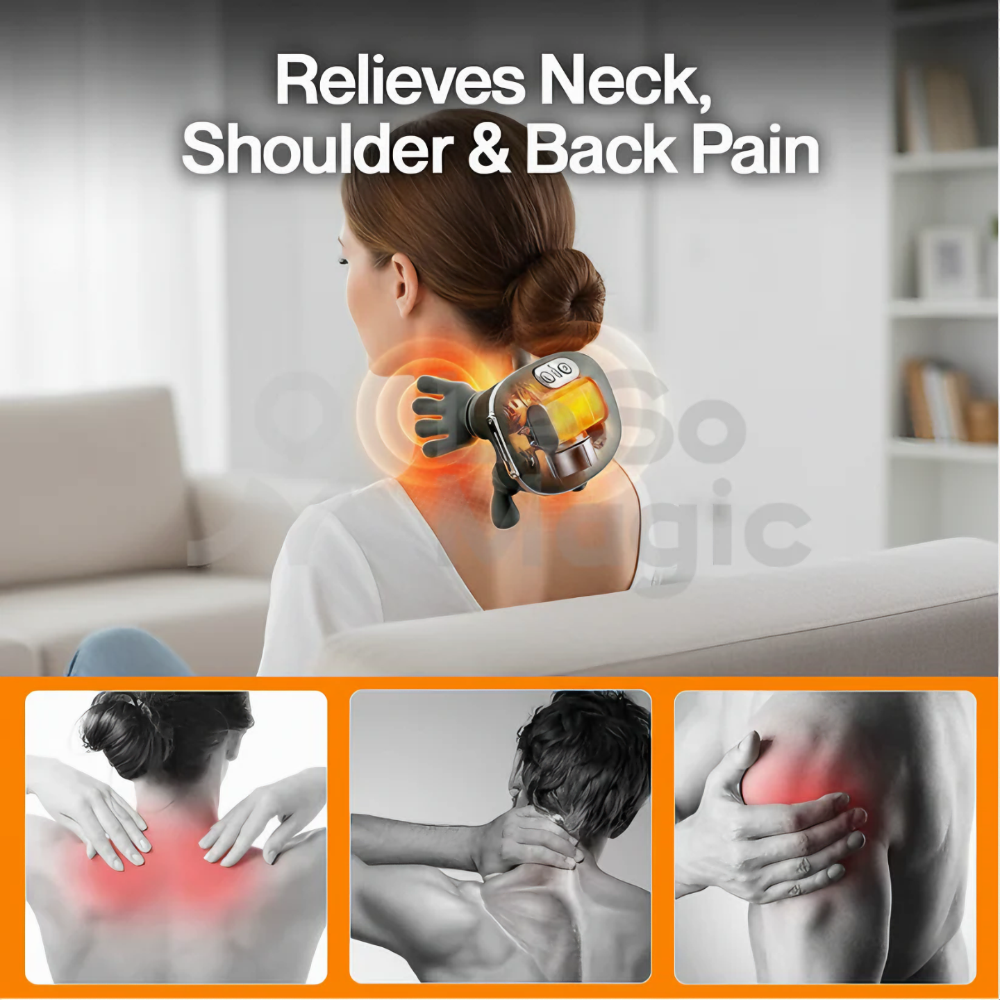 ReviveEase – Smart Neck and Shoulder Relief Massager