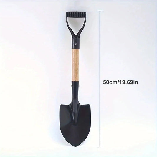 Compact Garden Trowel with Mango Handle | Rust-Resistant | 35.8–50.5 cm | Perfect for Gardening, Beach & Camping