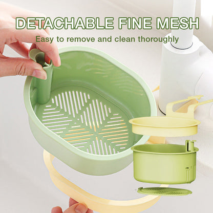 Kitchen Sink Strainer with Fine Mesh Filter | Hanging Drain Collector | Prevent Clogs Effortlessly