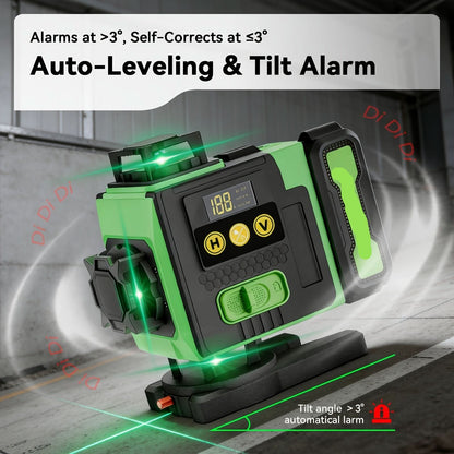 360-Degree Laser Leveling Tool for Accurate Construction Alignment